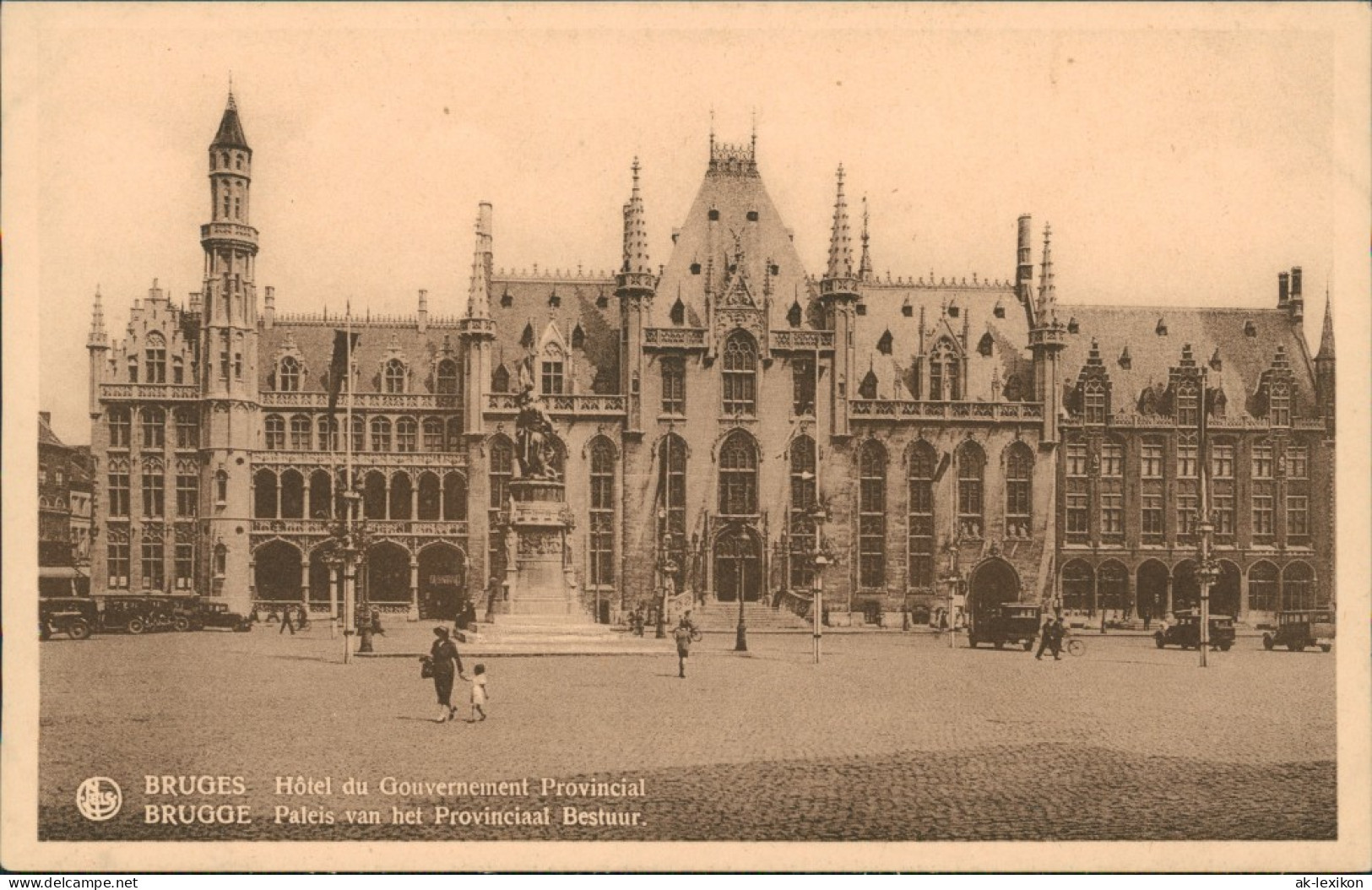 Postkaart Brügge Brugge | Bruges Hiotel Du Gouvernment Provincial 1931  - Other & Unclassified