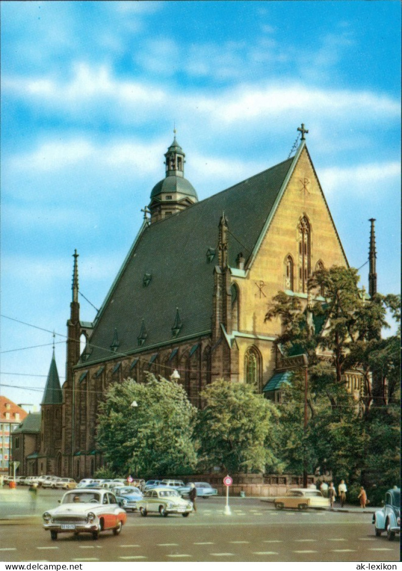 Ansichtskarte Leipzig Straßenpartie An Der Thomaskirche 1974 - Leipzig