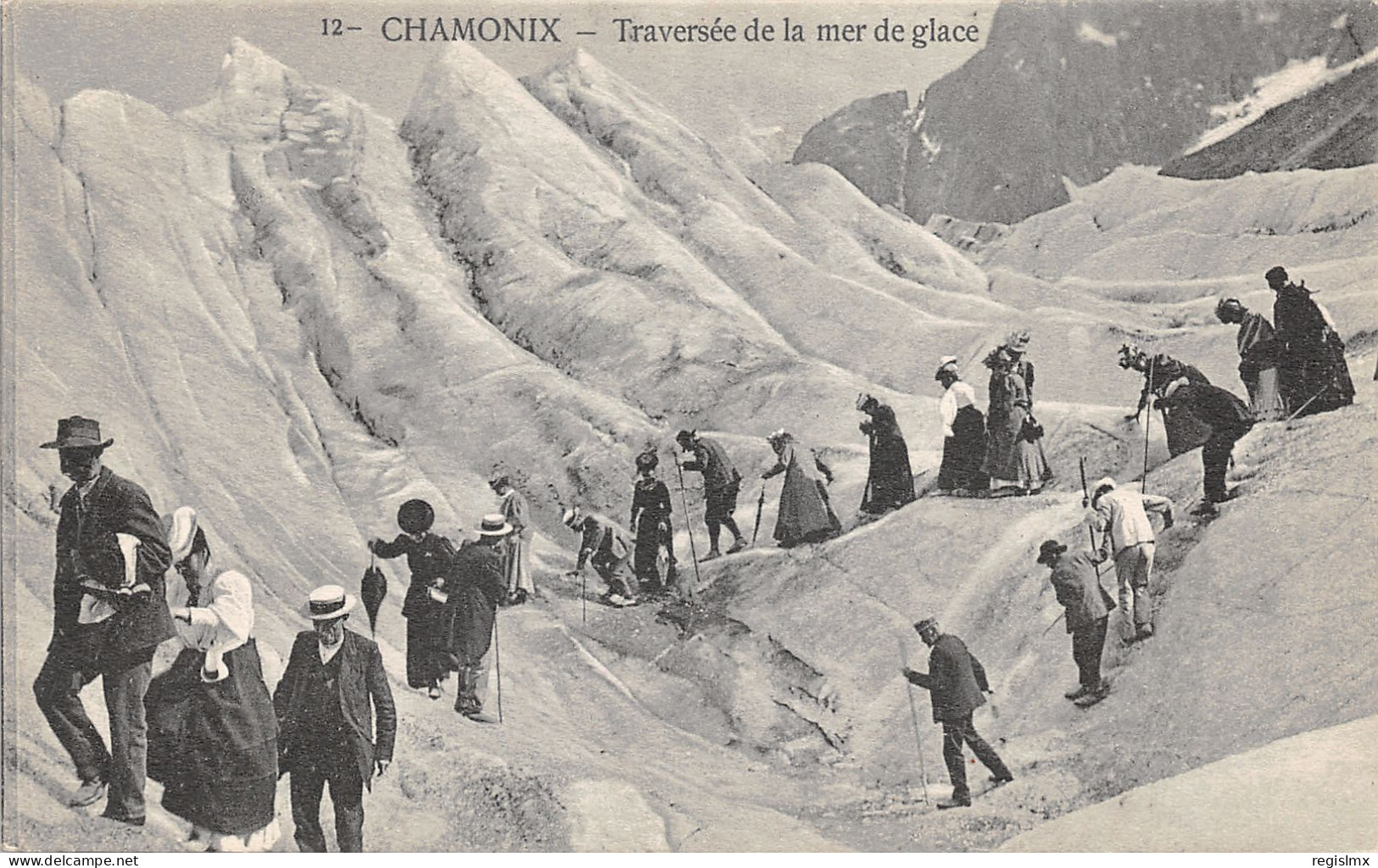 74-CHAMONIX-LA MER DE GLACE-N°355-E/0001 - Chamonix-Mont-Blanc