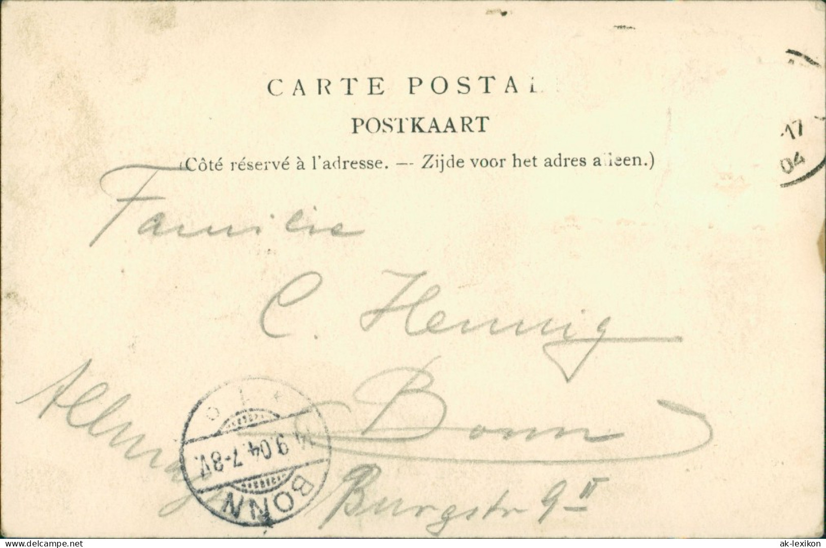 Postkaart Ostende Oostende Partie Am Strand - Kabinen 1904  - Other & Unclassified