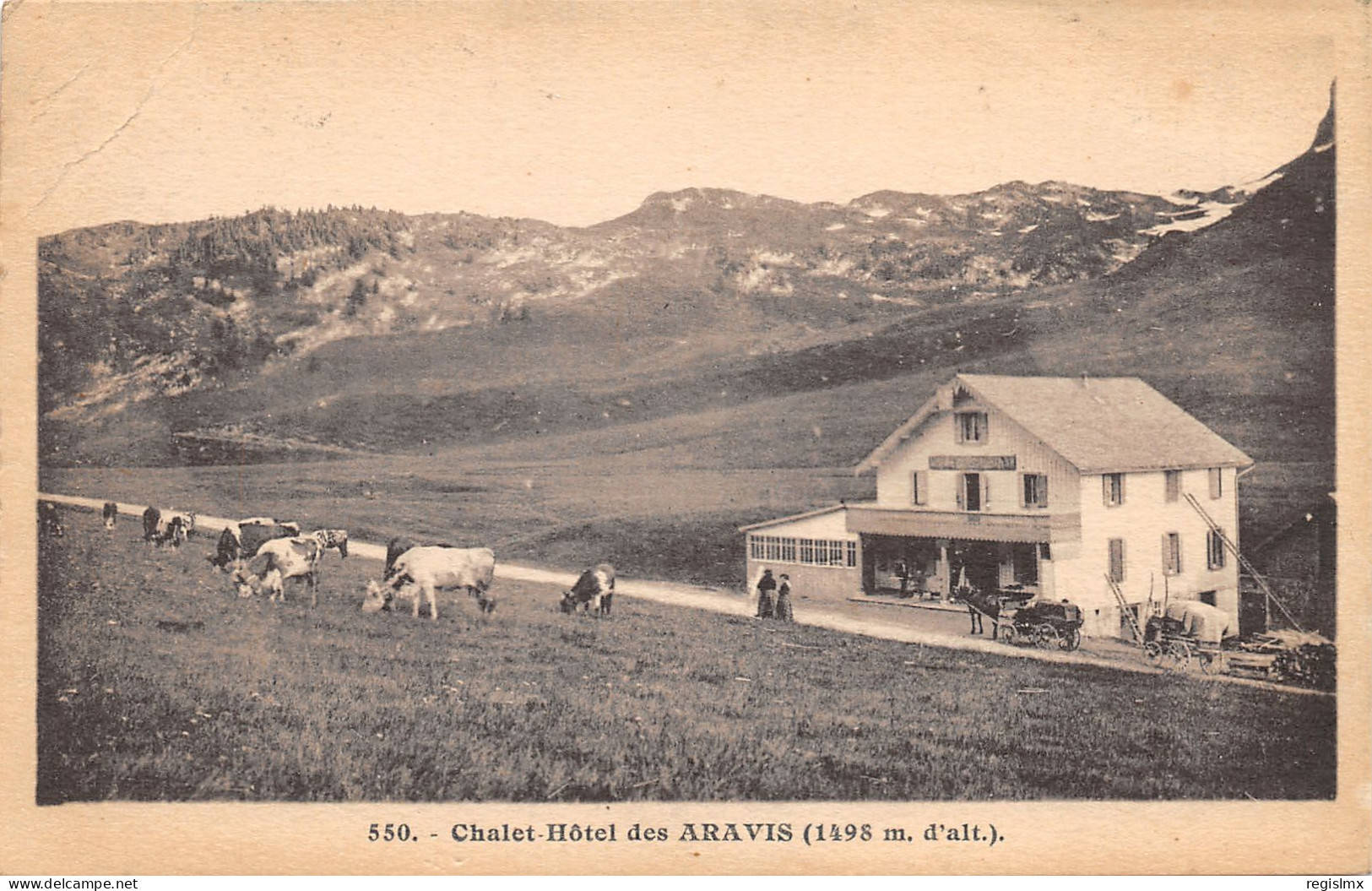 74-LES ARAVIS-N°355-D/0227 - Other & Unclassified