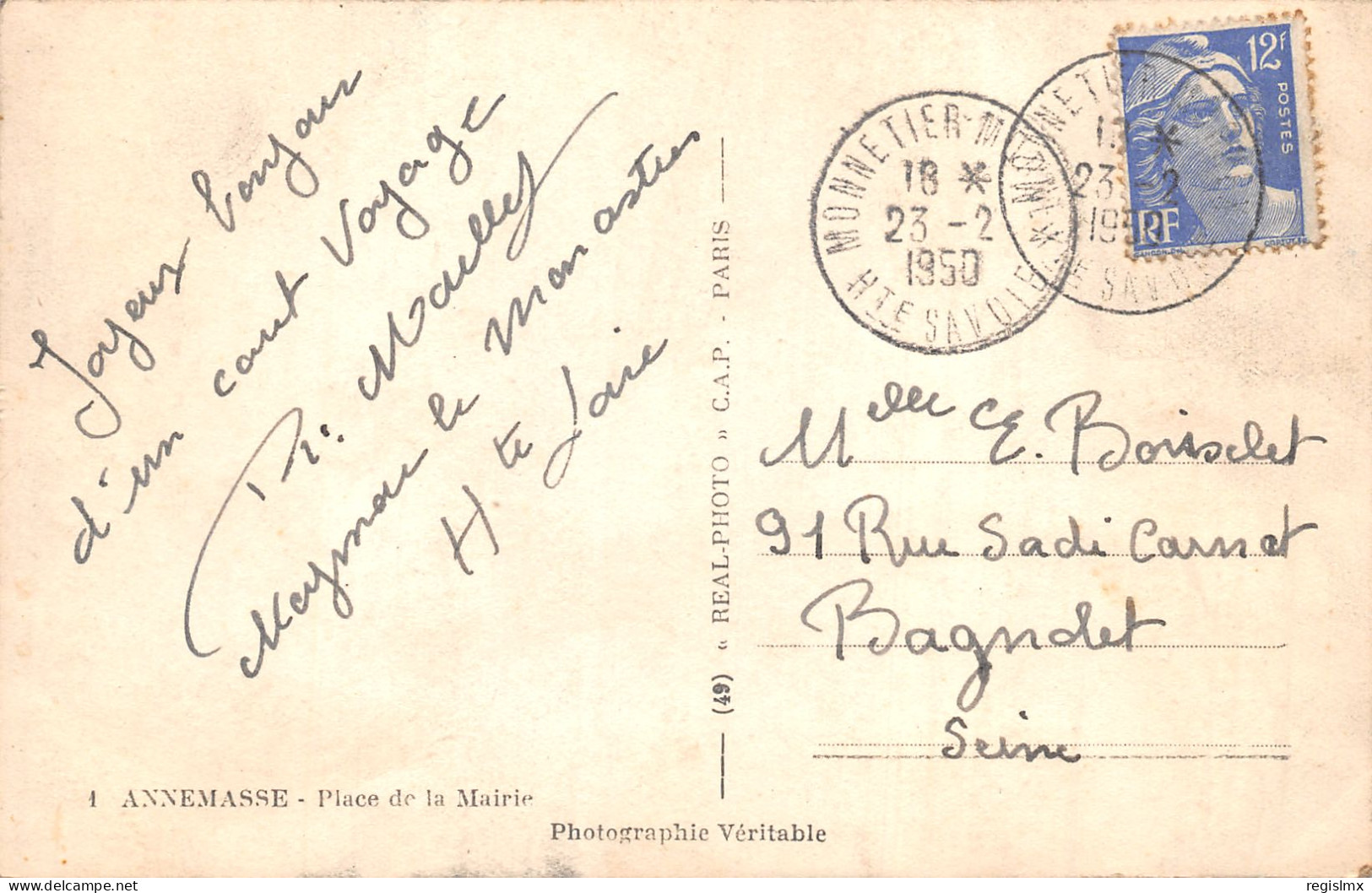 74-ANNEMASSE-N°355-D/0205 - Annemasse