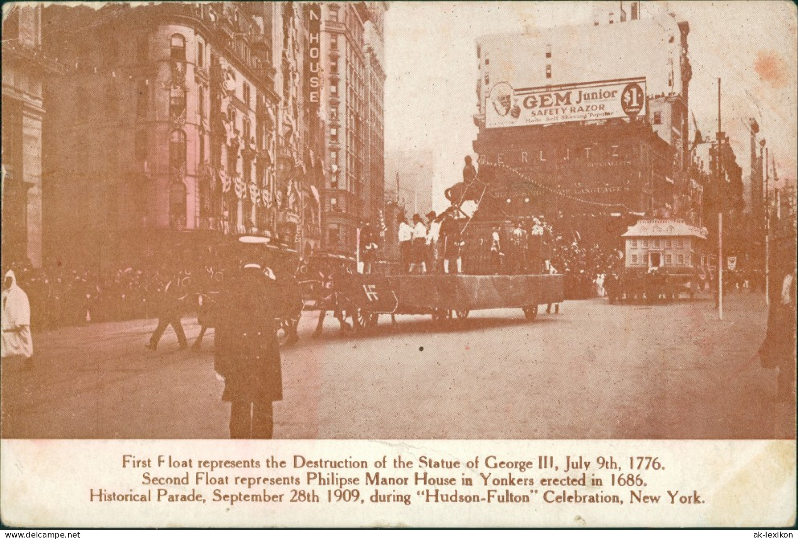 Postcard New York City Hudson-Fulton Celebration 1909 - Autres & Non Classés