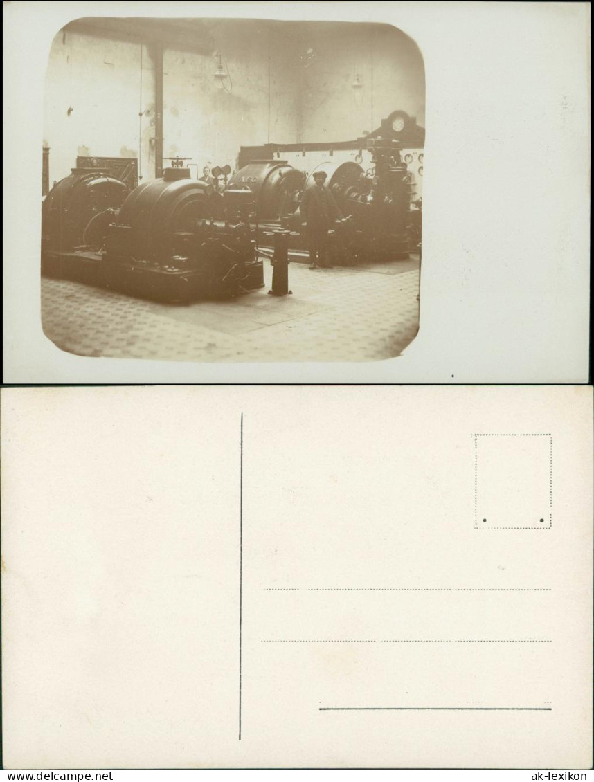 Foto  Maschienen/Geräte - Turbinen 1918 Privatfoto  - Ohne Zuordnung