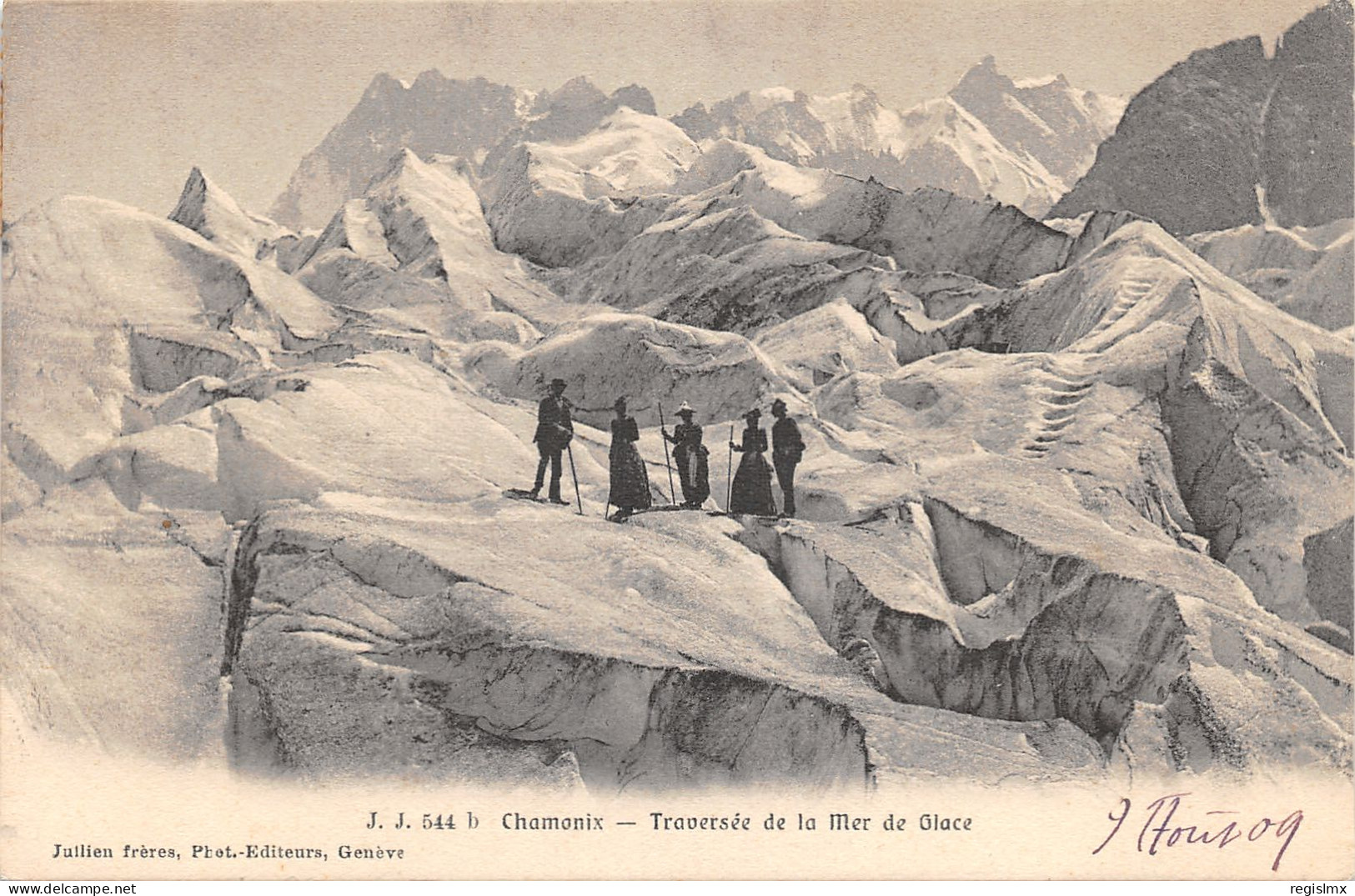 74-CHAMONIX-LA MER DE GLACE-N°355-D/0057 - Chamonix-Mont-Blanc