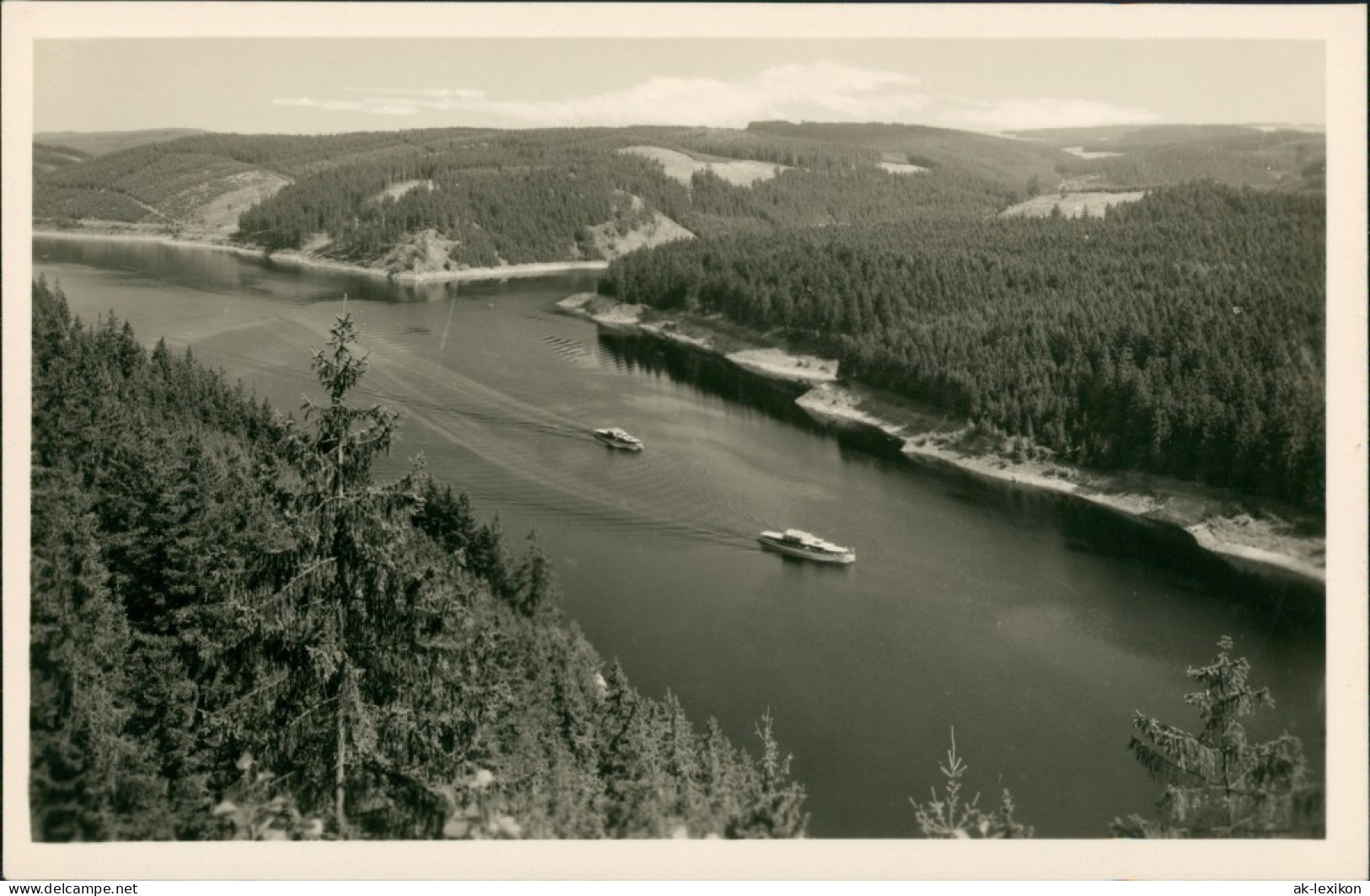 Ansichtskarte Saalburg-Ebersdorf (Saale) Am Stausee Der Bleilochtalsperre 1960 - Other & Unclassified