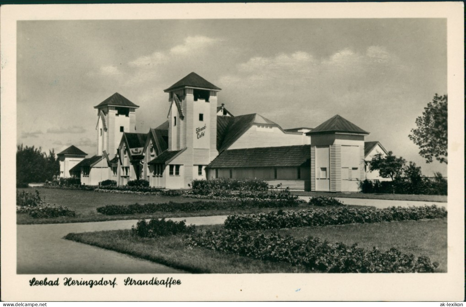 Ansichtskarte Heringsdorf Usedom Strandkaffee 1956 - Other & Unclassified