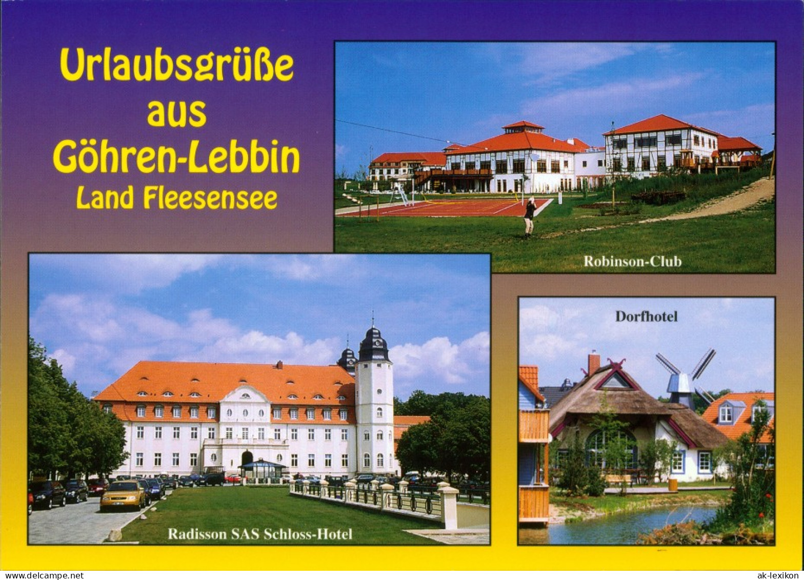 Göhren-Lebbin Land Fleesensee: Robinson-Club, Radission SAS Schlosshotel 2001 - Other & Unclassified