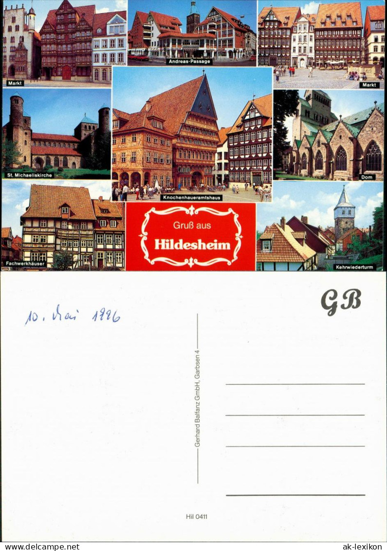Hildesheim Knochenhauer-Amtshaus, Markt, Andreas-Passage, Fachwerkhäuser 1996 - Hildesheim
