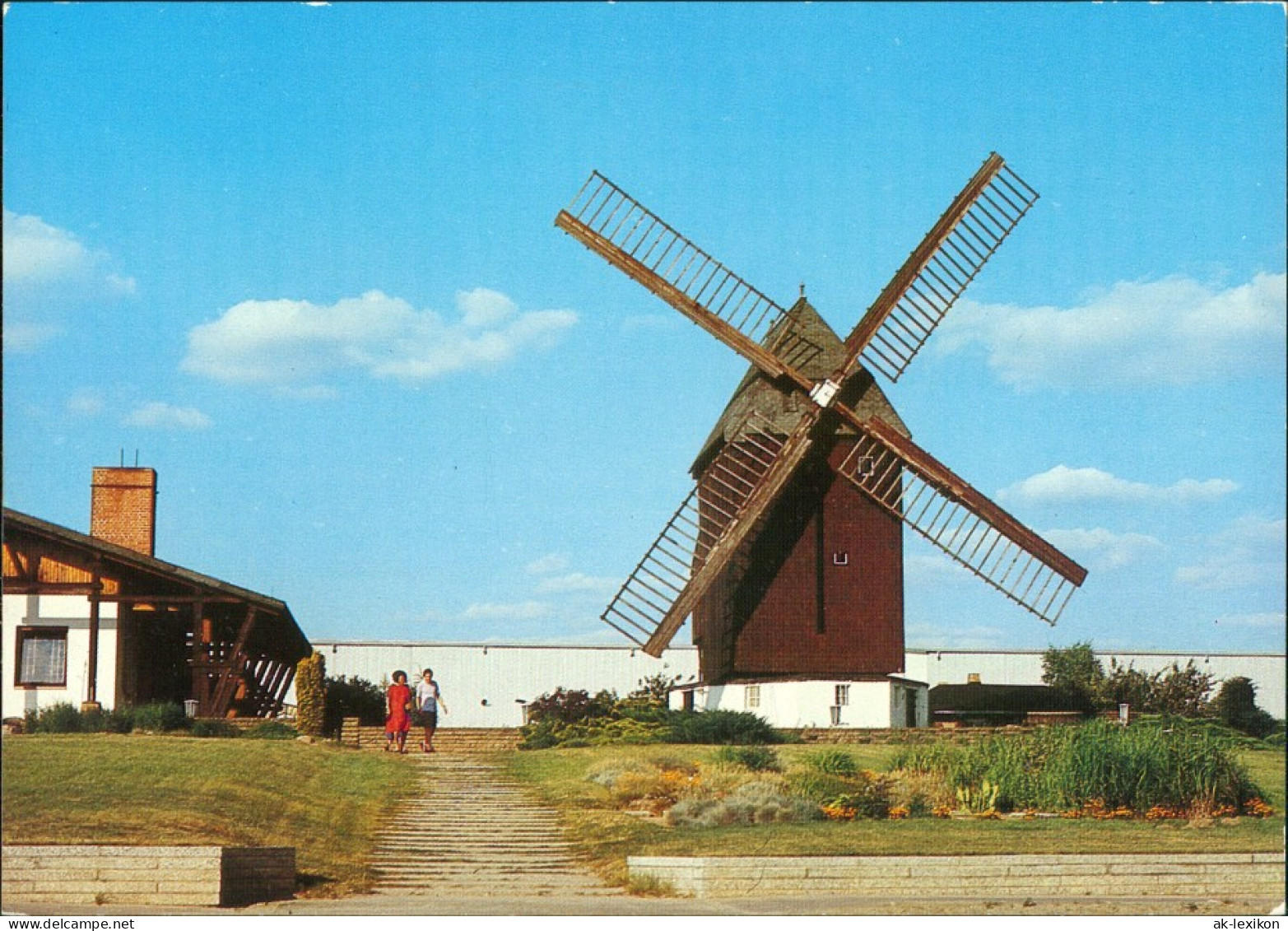 Ansichtskarte Fahrland-Potsdam Windmühle Mit Grillrestaurant 1989 - Potsdam