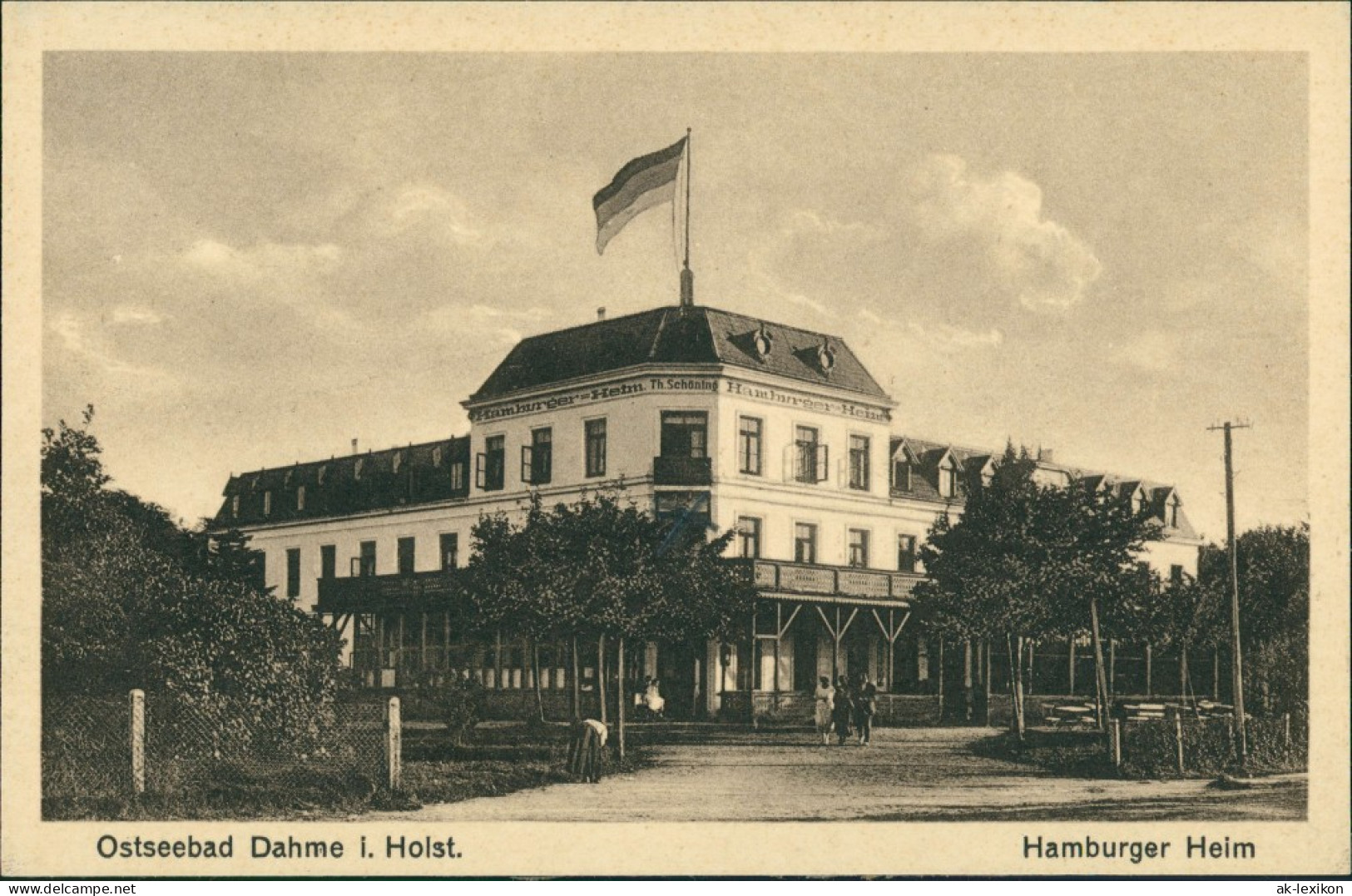 Ansichtskarte Dahme (Holstein) Hamburger Heim 1928  - Autres & Non Classés