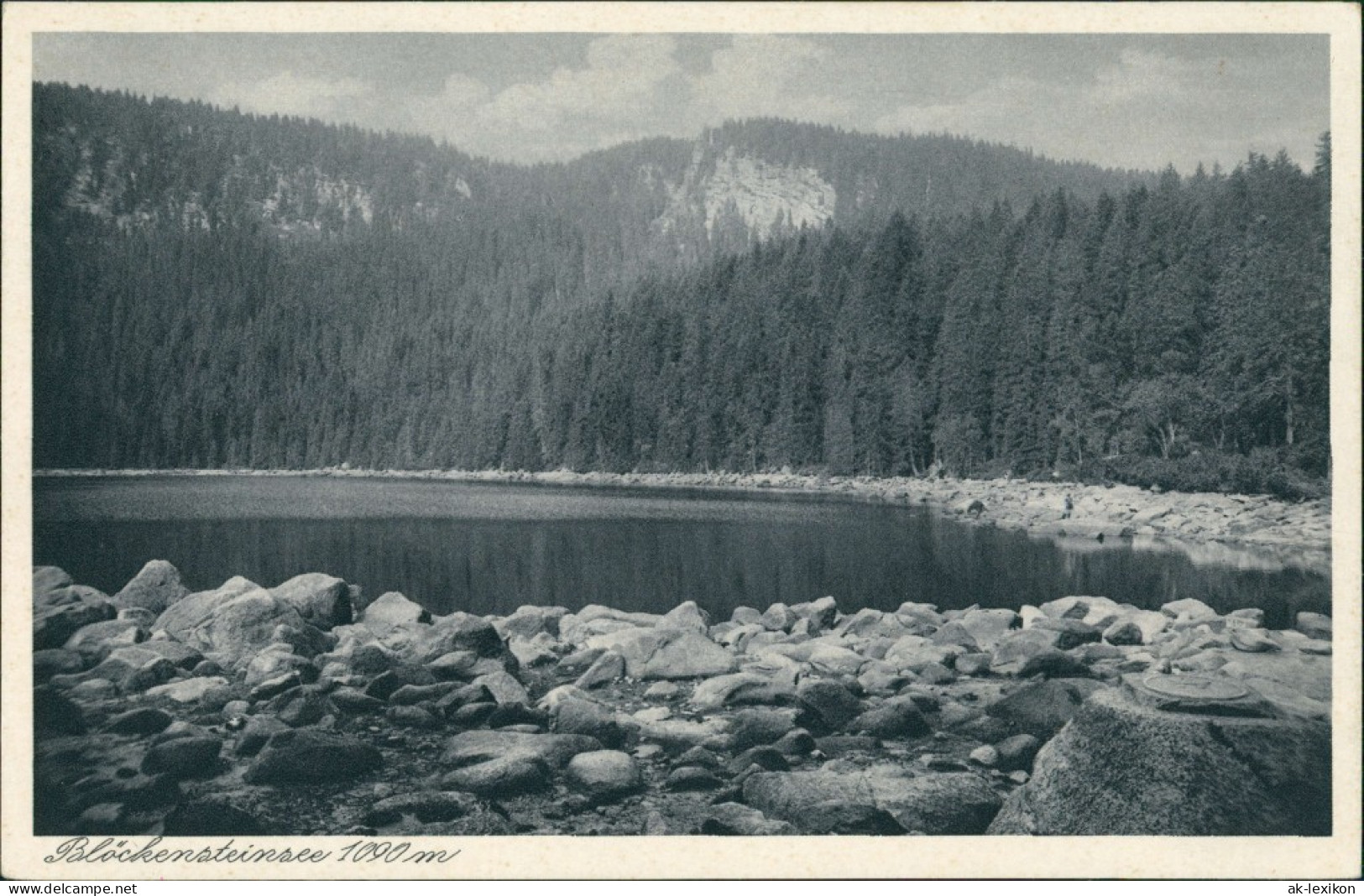 Langhaid-Neuofen Dlouhý Bor Nová Pec Plešné Jezero/Plöckensteinsee 1090m 1928 - Czech Republic