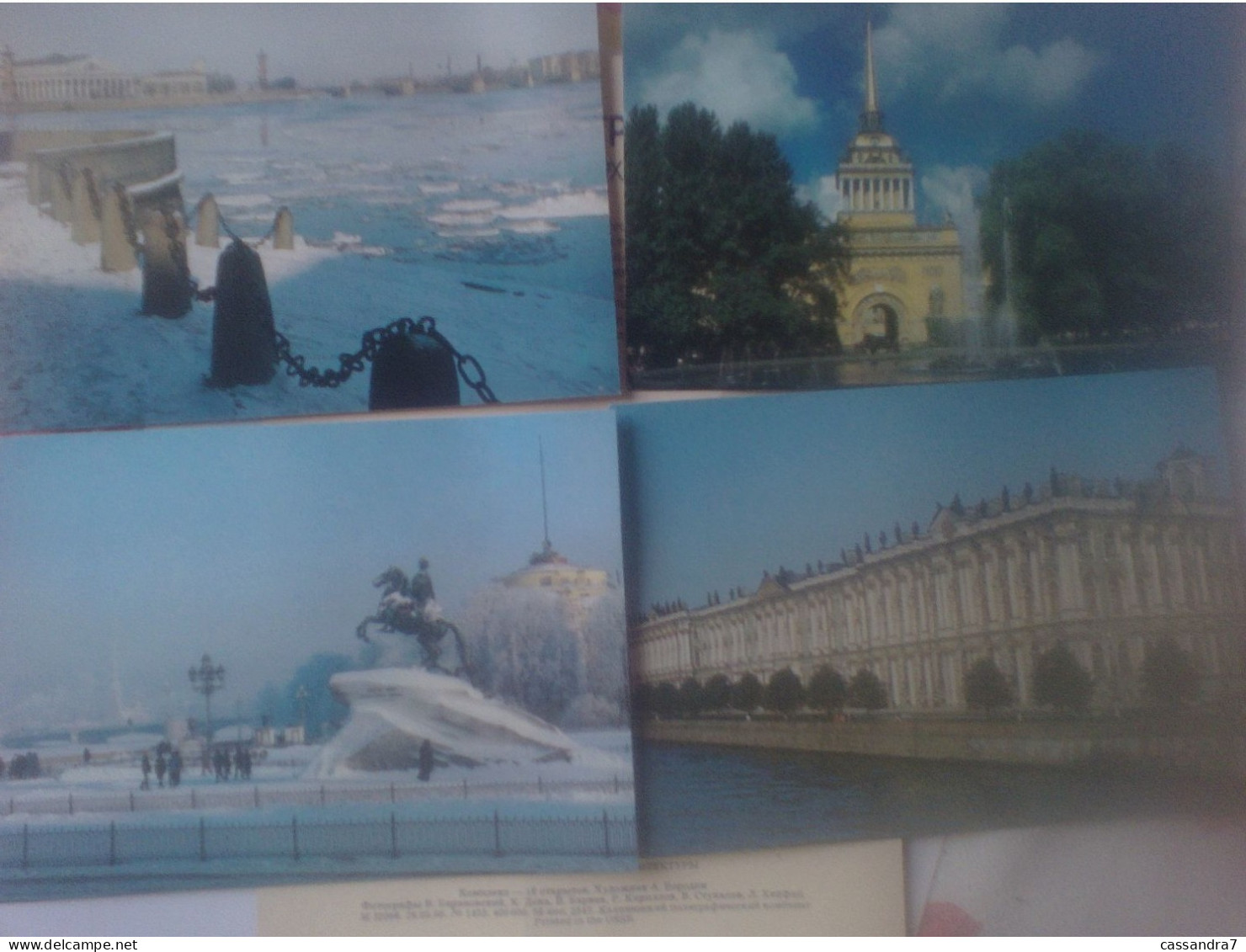 Ou URSS Leningrad Architectural Landmarks - Lot 17 CP Pus Talon étui = 18 ? - Russie