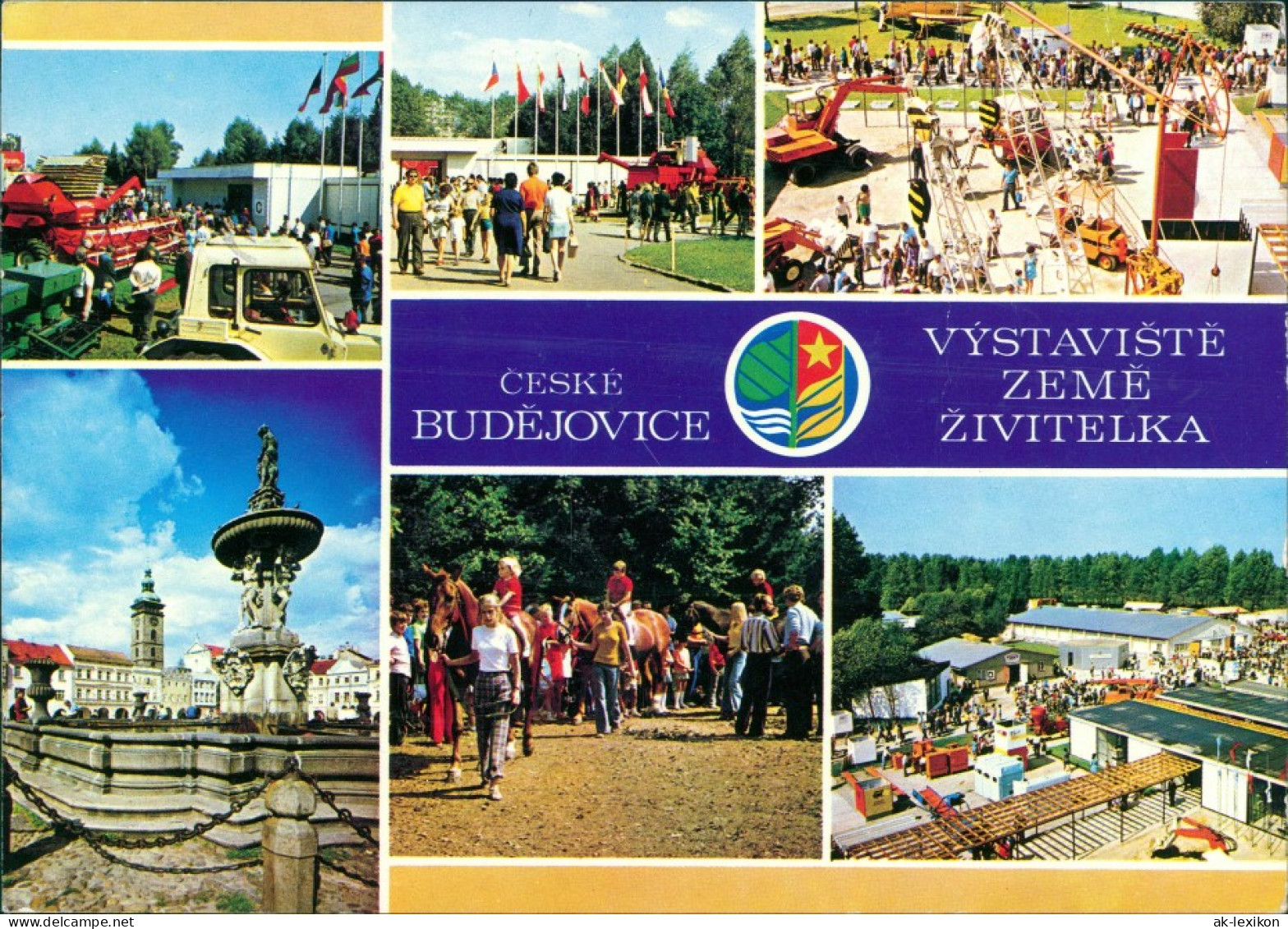 Budweis &#268;eské Bud&#283;jovice VÝSTAVIŠTĚ, ZEMĚ, ŽIVITELKA 1978 - Czech Republic