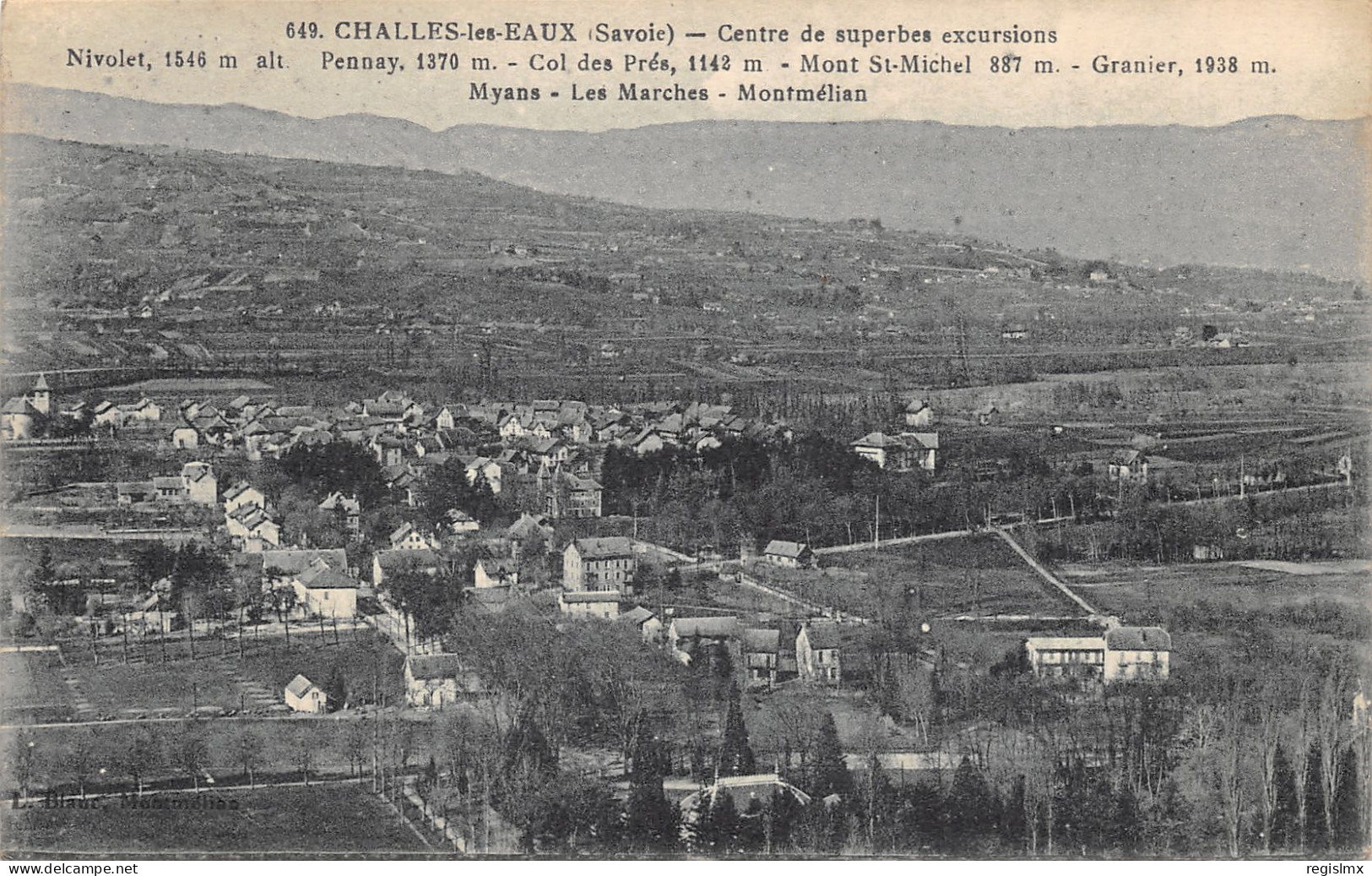 73-CHALLES LES EAUX-N°355-C/0139 - Andere & Zonder Classificatie