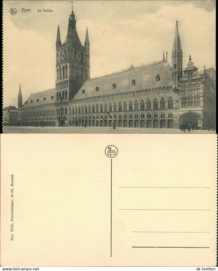 Ypern Ieper / Ypres Belgien - Westflandern - Ypern De Hallen 1910 - Other & Unclassified