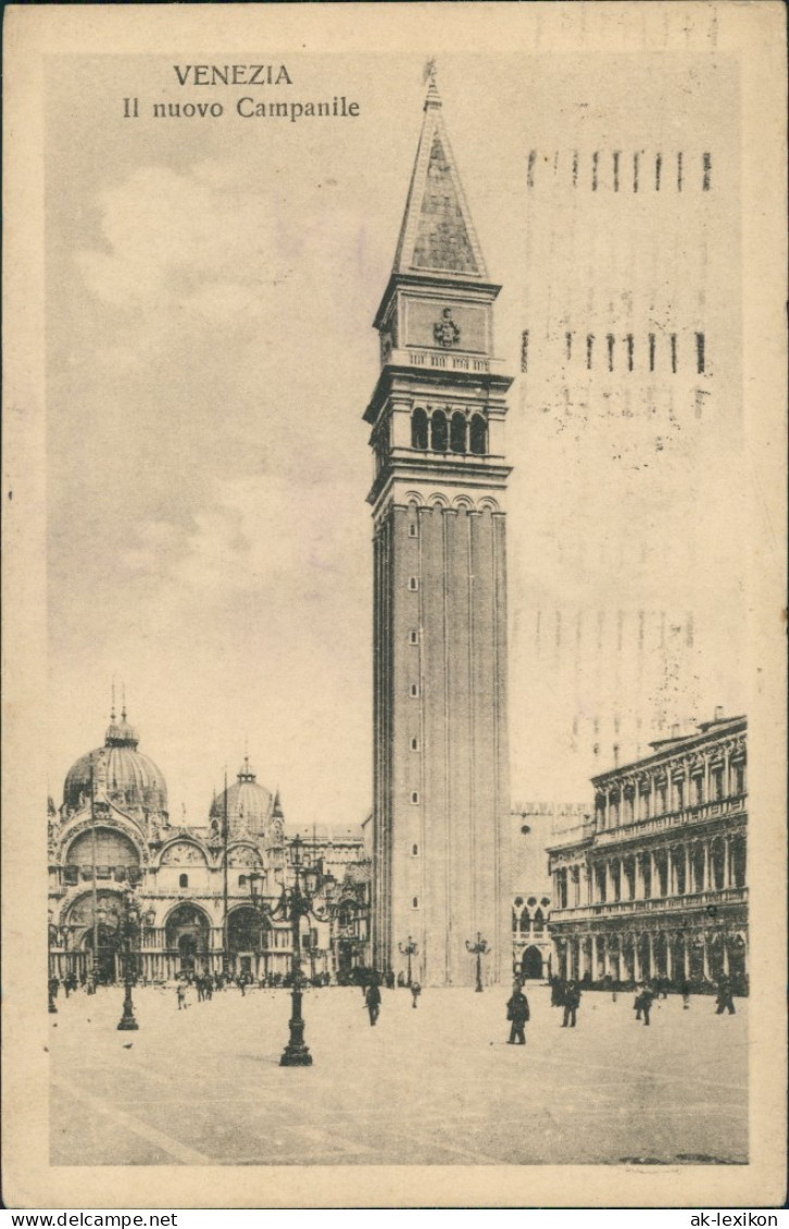 Venedig Venezia Markusturm Markusplatz - Campanile Turm Gebäude 1924 - Otros & Sin Clasificación