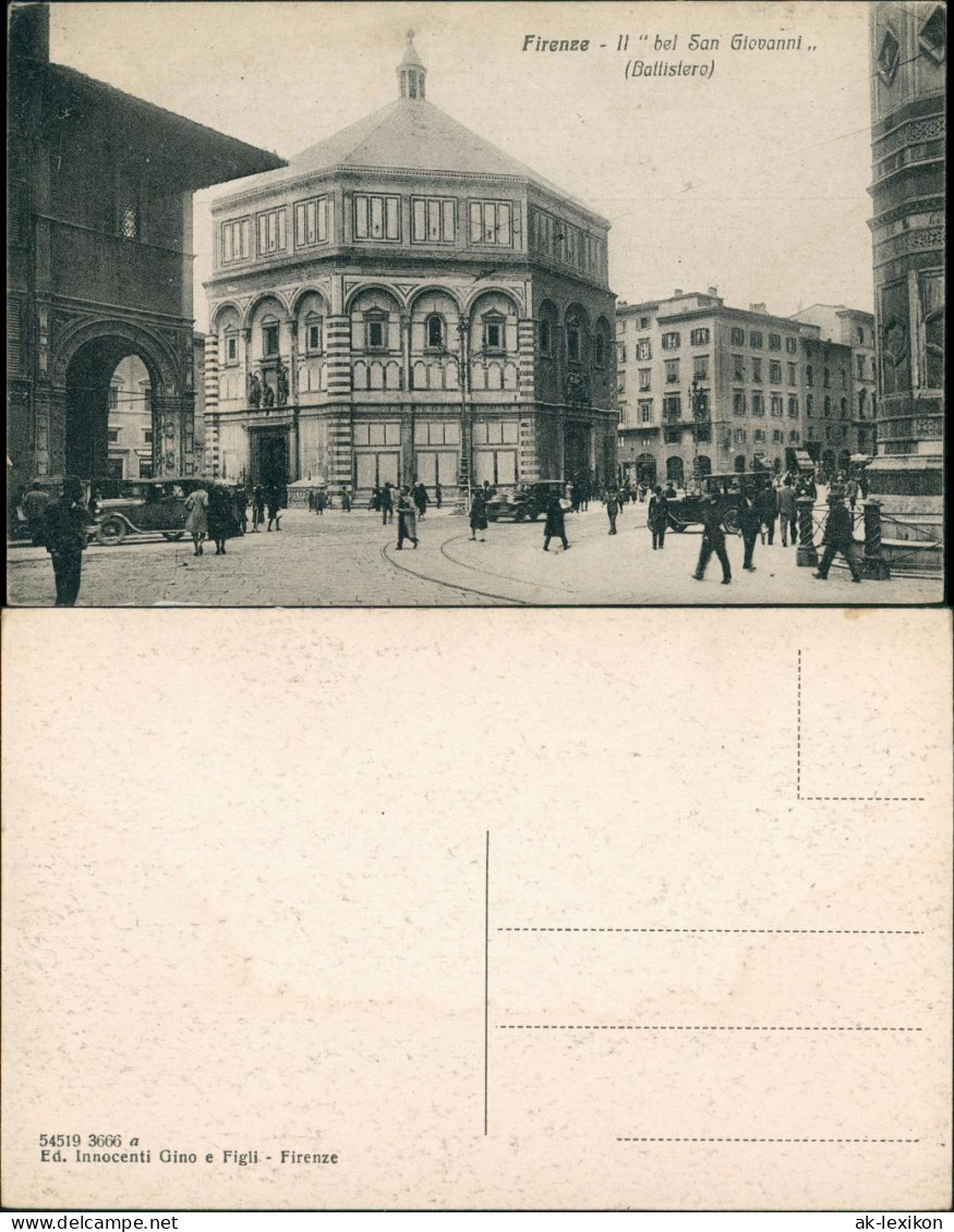 Cartoline Florenz Firenze Baptisterium San Giovanni Battistero 1910 - Otros & Sin Clasificación