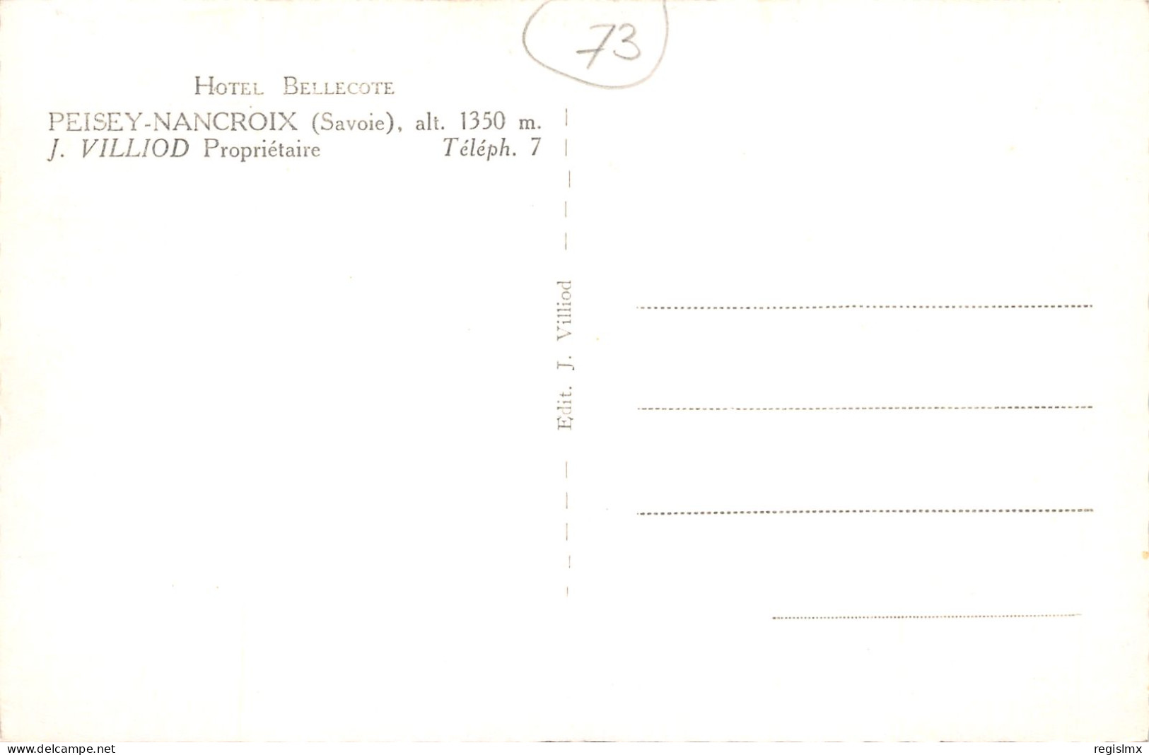 73-PEISEY NANCROIX-N°355-C/0121 - Sonstige & Ohne Zuordnung