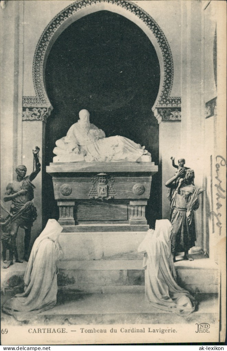 Karthago Carthage Tombeau Du Cardinal Lavigerie Kardinal, Betende Personen 1910 - Tunisie