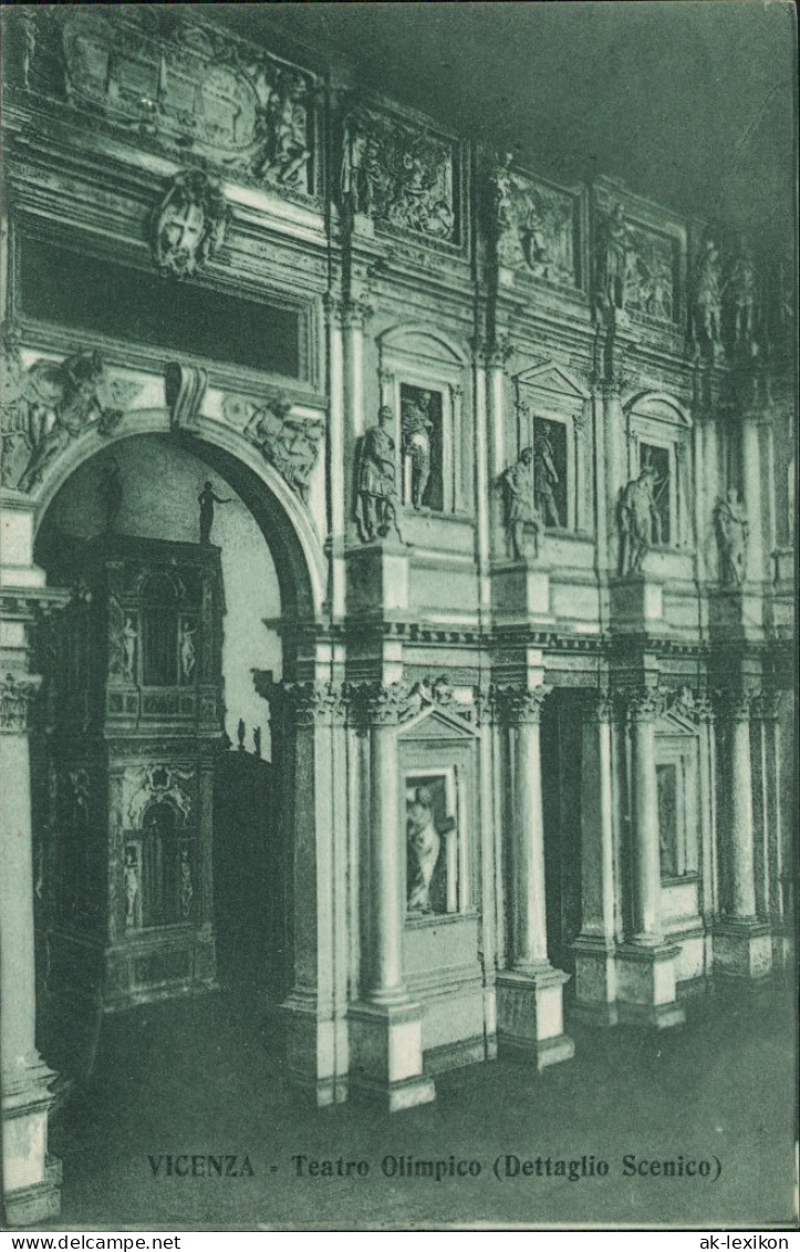 Vicenza Teatro Olimpico (Dettaglio Scenico)/Theater Gebäude Außenansicht 1920 - Otros & Sin Clasificación