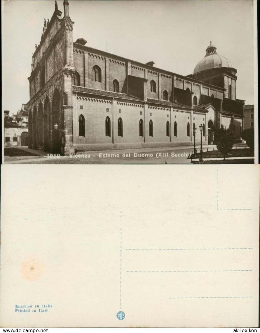 Vicenza Esterno Del Duomo/Kirchen Gebäude, Dom, Außenansicht 1925 - Otros & Sin Clasificación