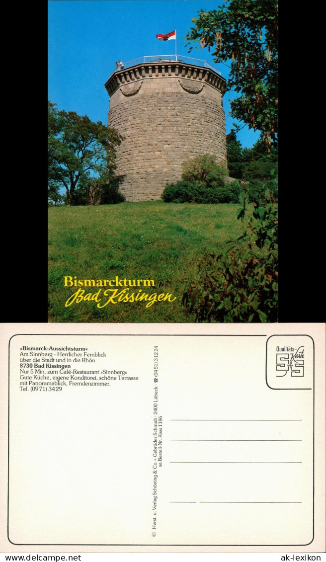 Ansichtskarte Bad Kissingen Bismarckturm, Aussichtsturm, Am Sinnberg 2000 - Bad Kissingen