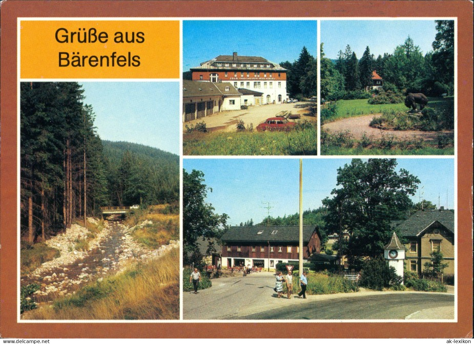 Bärenfels (Erzgebirge)-Altenberg (Erzgebirge) Brücke über D  1989 - Altenberg