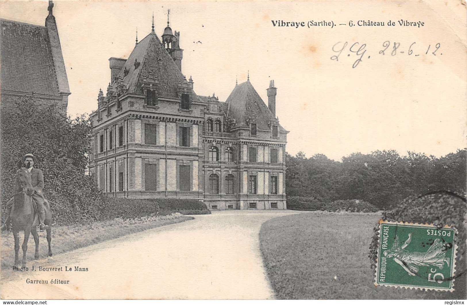 72-VIBRAYE-LE CHÂTEAU-N°355-B/0357 - Vibraye