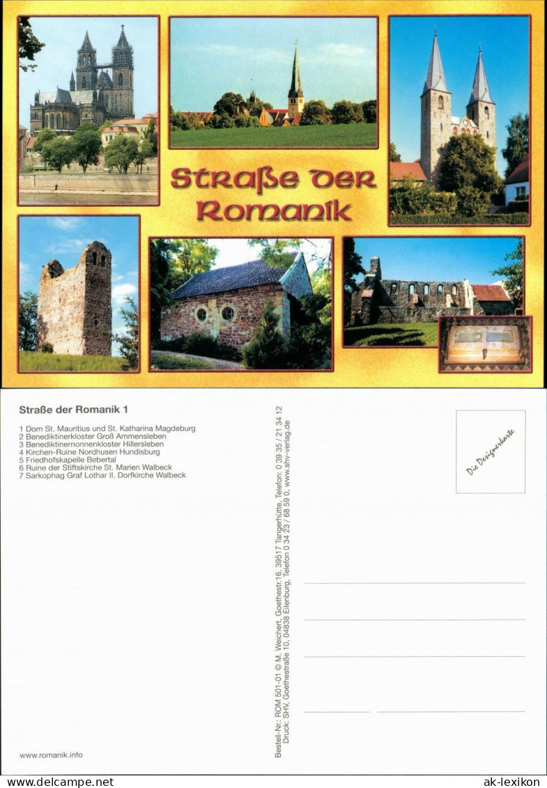 Ansichtskarte  Straßen Der Romanik - Kirchen Und Klöster 1995 - Unclassified