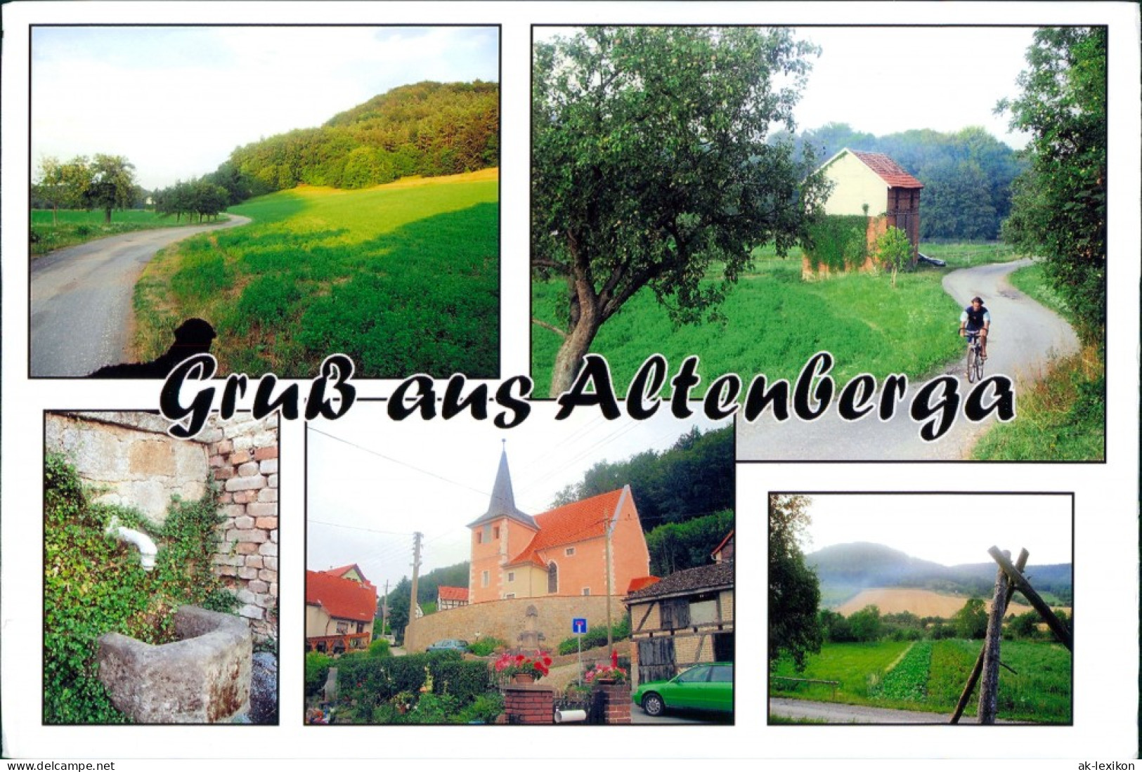 Ansichtskarte Altenberga-Jena Straßen Und Umlandansichten 2000 - Jena