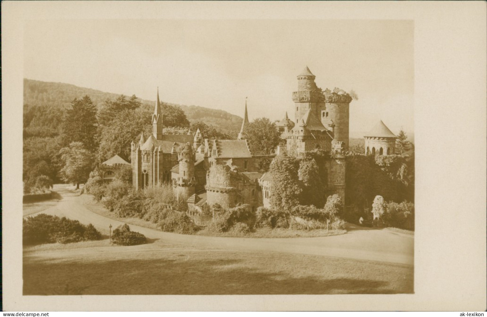 Bad Wilhelmshöhe-Kassel Cassel Löwenburg Schloss Wilhelmshöhe  1925 - Kassel