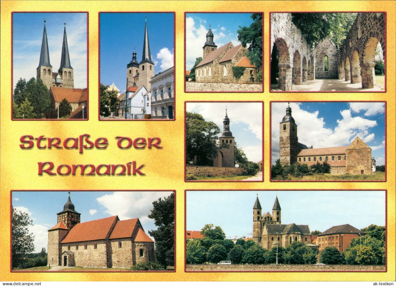 Ansichtskarte  Straße Der Romanik - Verschiedene Kirchen 1995 - Non Classés