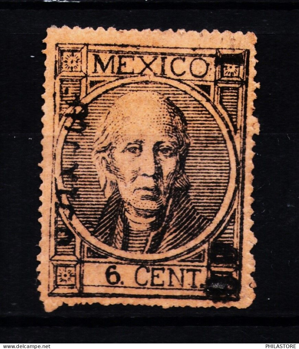 Mexico Scott #65  6c Mexico (complete Perforations) Mint No Gum CV: $40.00 Usd - Messico