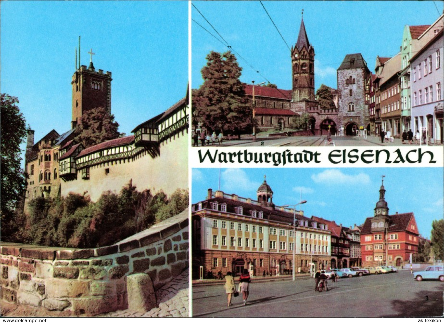Eisenach Wartburg  Nikolaikirche  Nikolaitor, Thüringer Museum Und Rathaus 1976 - Eisenach