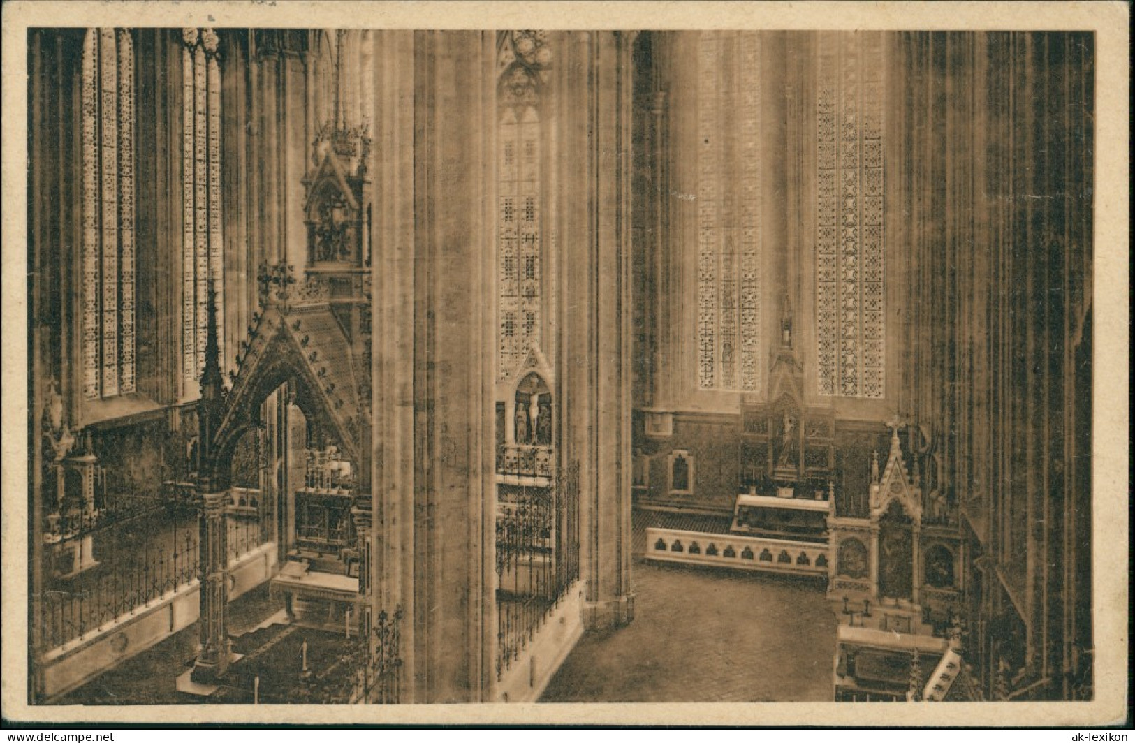 Ansichtskarte Heiligenkreuz (Niederösterreich) Stiftskirche - Chor 1922 - Andere & Zonder Classificatie