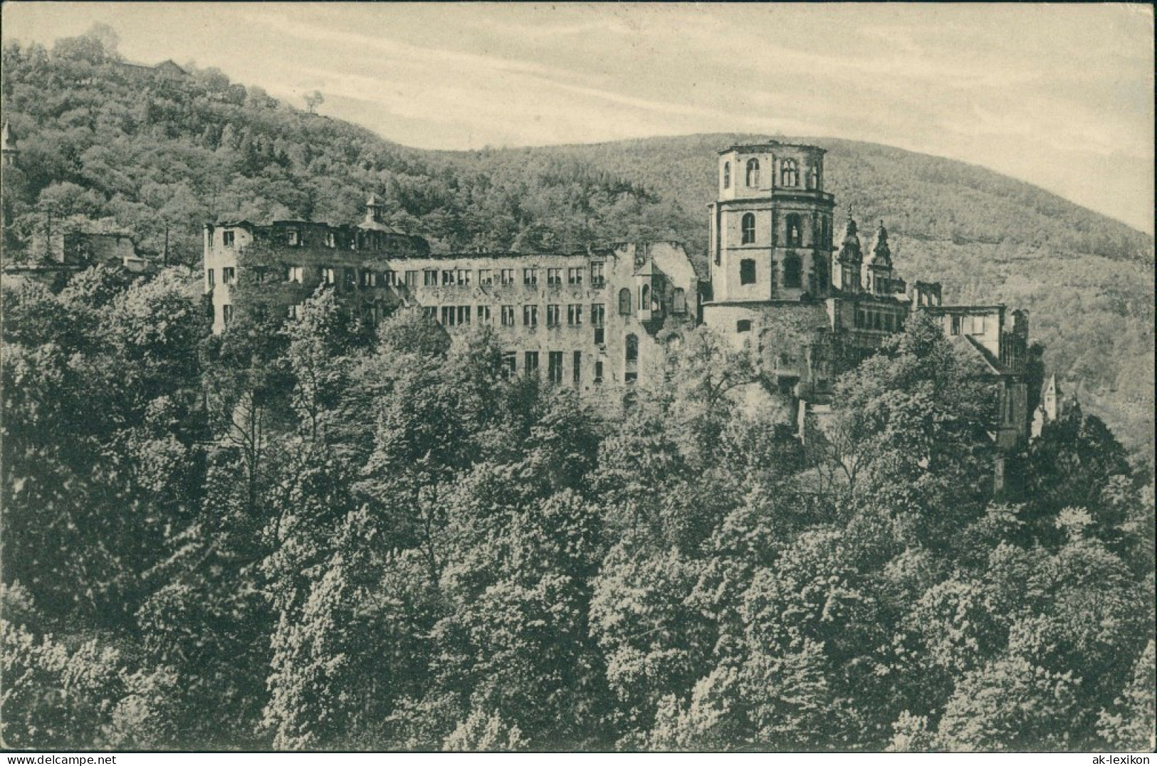 Heidelberg Heidelberger Schloss V.d. Terrasse Gesehen (Castle) 1910 - Heidelberg