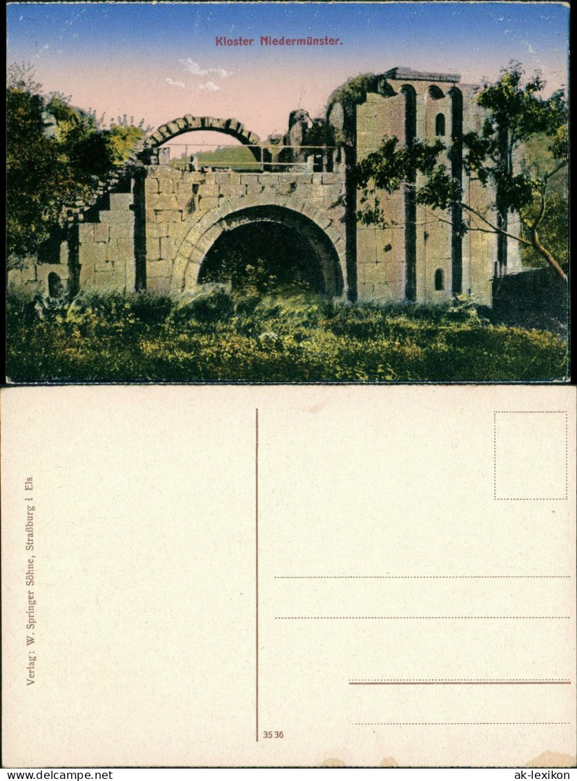 CPA Sankt Nabor Saint-Nabor Kloster Niedermünster (Elsass) 1910 - Otros & Sin Clasificación