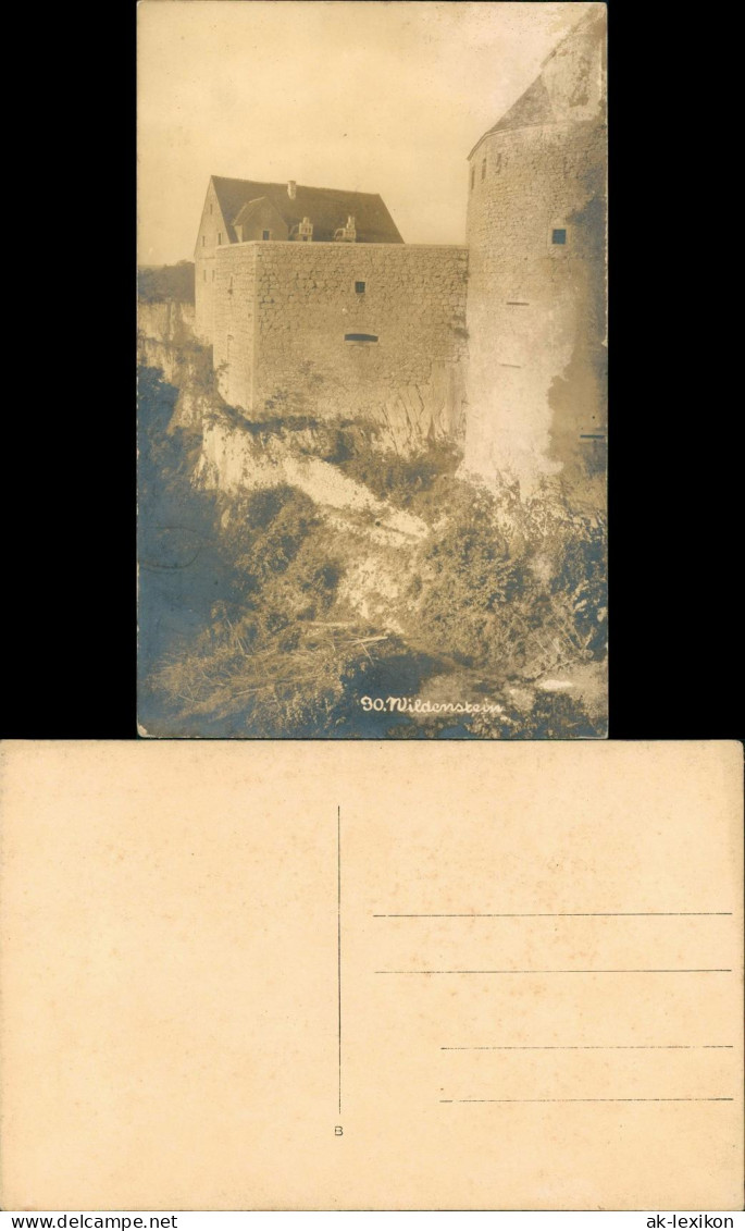 Wildenstein-Fichtenau Wildenstein Schloss Castle Echtfoto-AK 1920 Privatfoto - Other & Unclassified