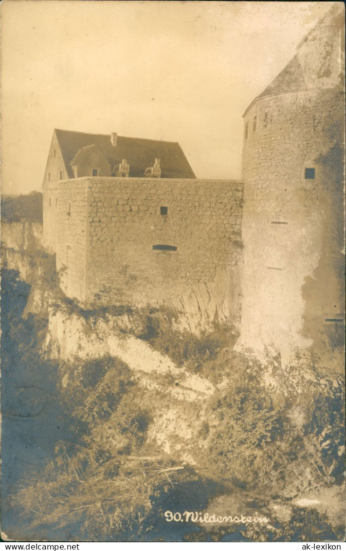 Wildenstein-Fichtenau Wildenstein Schloss Castle Echtfoto-AK 1920 Privatfoto - Other & Unclassified