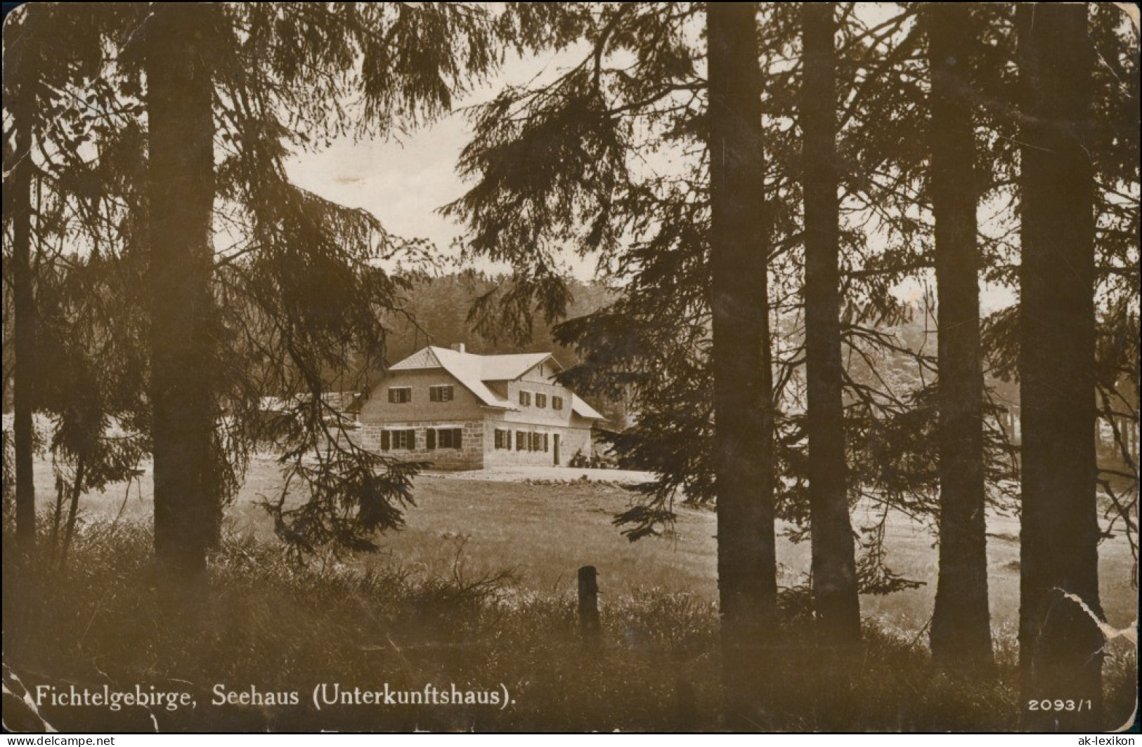 Ansichtskarte  Fichtelgebirge (Allgemein) Seehaus Unterkunftshaus 1920 - Other & Unclassified