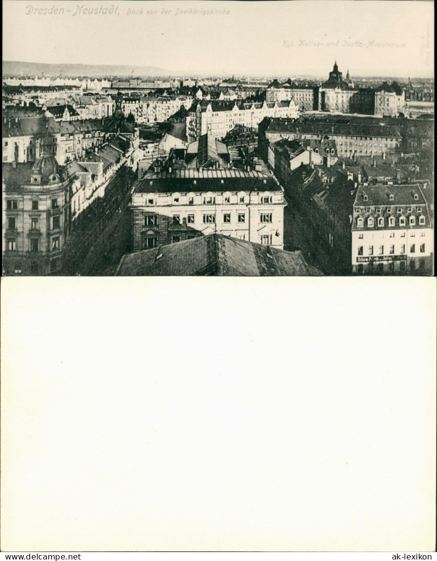 Äußere Neustadt-Dresden Panorama (Reprint-Foto Früherer Ansicht) 1970 REPRO - Dresden