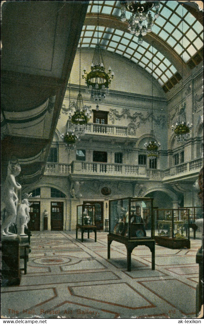 Bristol The Hallo Of The Art Gallery/Innenansicht Der Kunst-Akademie 1910 - Andere & Zonder Classificatie