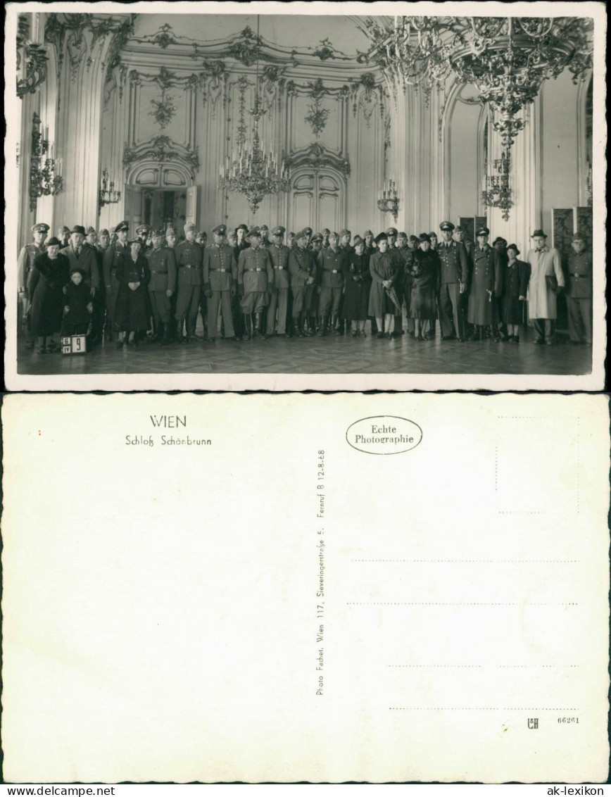 Ansichtskarte Hietzing-Wien Schloss Schönbrunn - Wehrmacht 1932 - Sonstige & Ohne Zuordnung