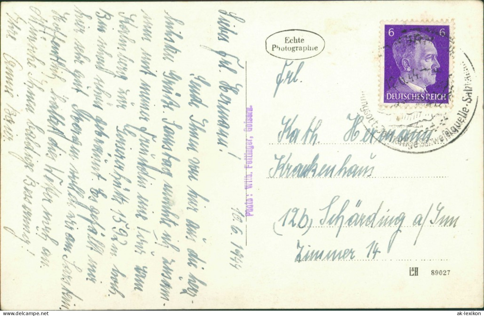 Ansichtskarte Bad Goisern Am Hallstättersee Blick Auf Die Stadt 1942 - Other & Unclassified
