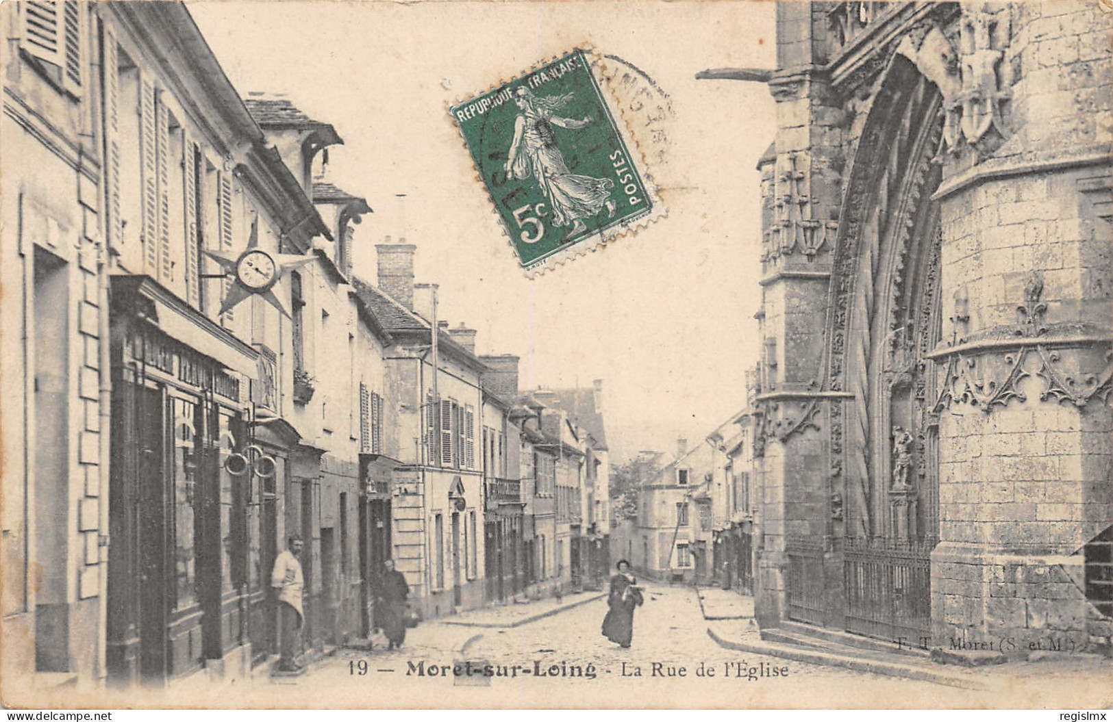 77-MORET SUR LOING-N°355-G/0383 - Moret Sur Loing