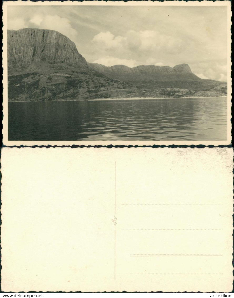 Foto  Stimmungsbild Natur See Landschaft Echtfoto-AK 1940 Privatfoto - Non Classés
