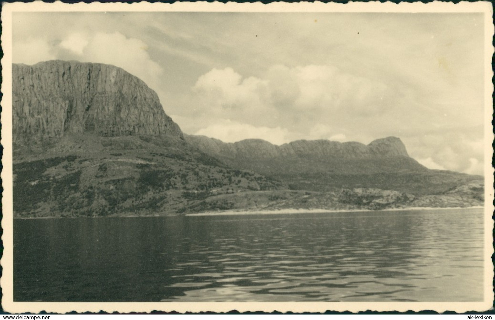 Foto  Stimmungsbild Natur See Landschaft Echtfoto-AK 1940 Privatfoto - Non Classés