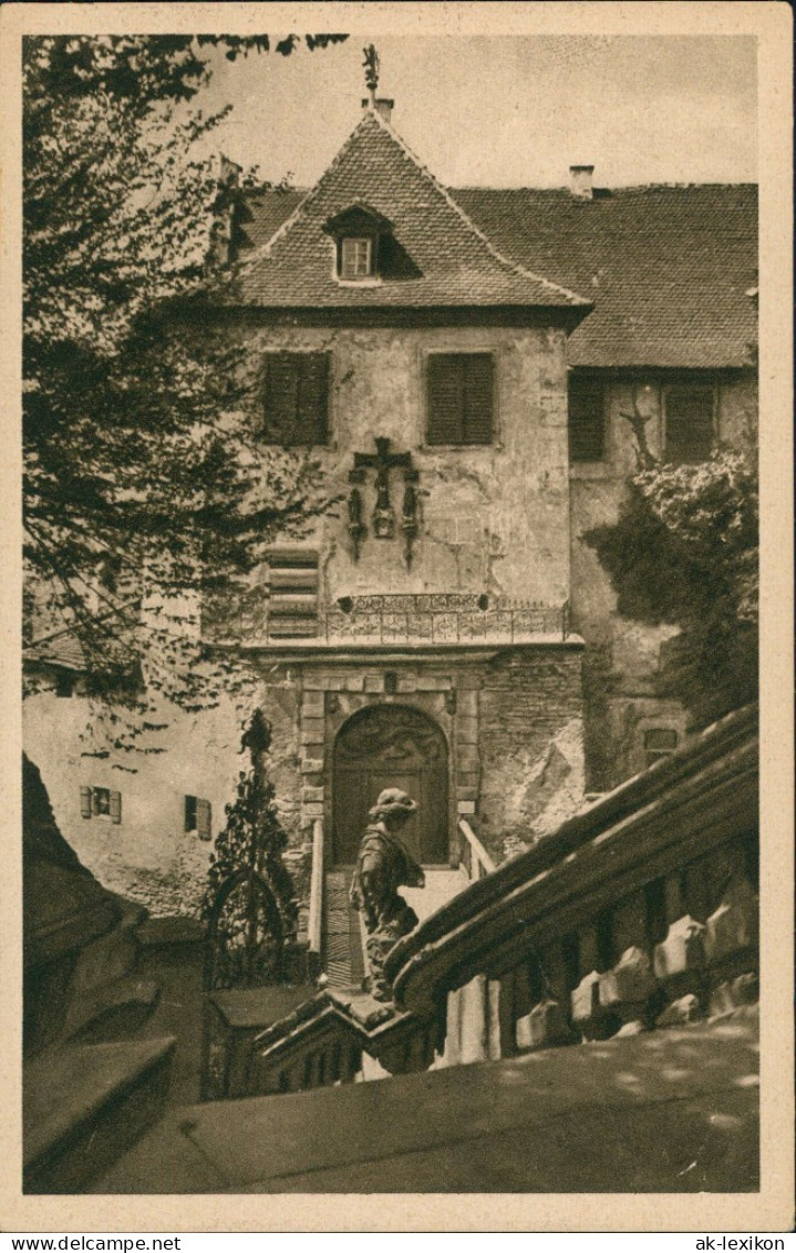 Ansichtskarte Meersburg Altes Schloß Burg Meersburg Eingang 1925 - Meersburg