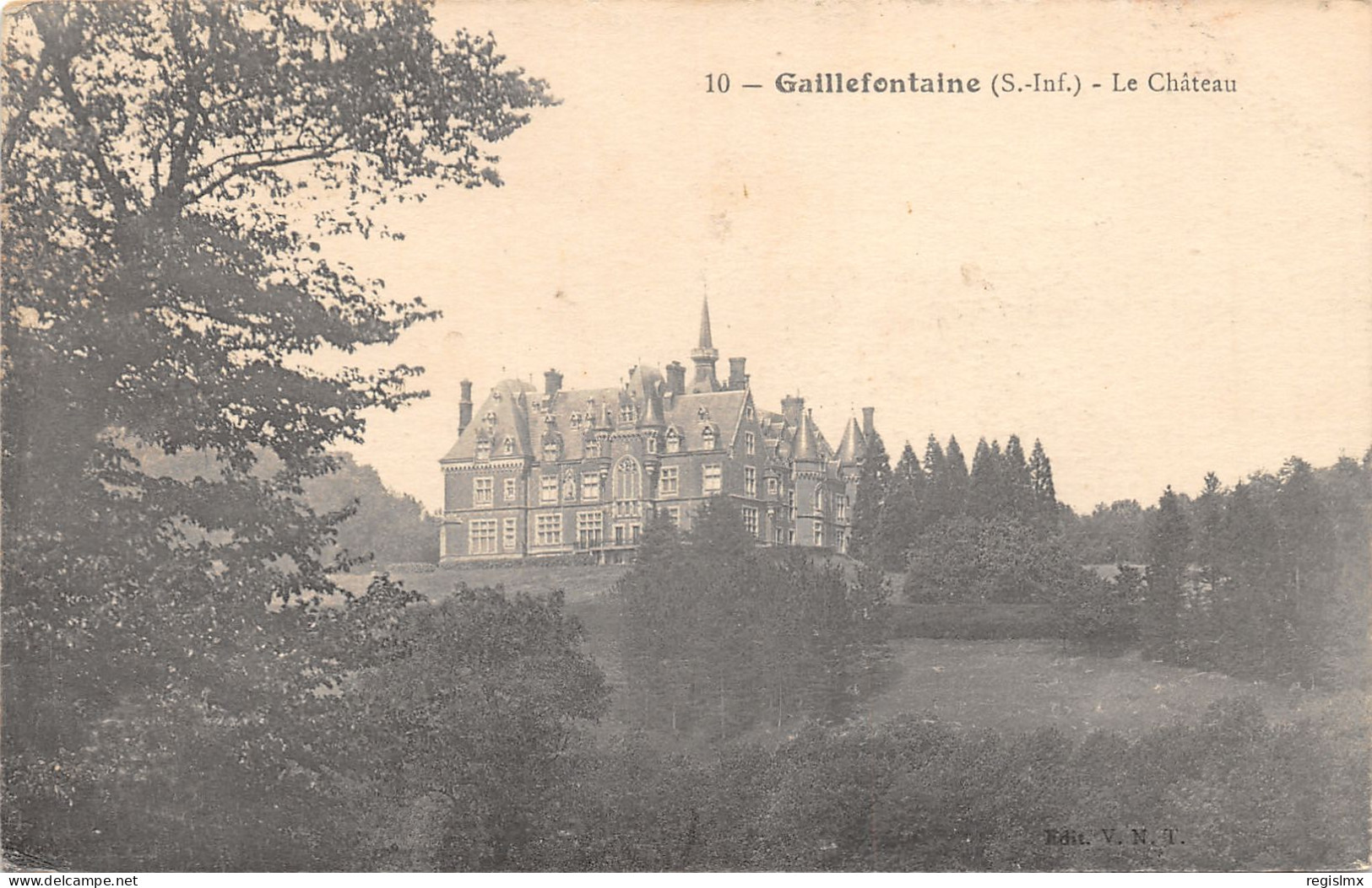 76-GAILLEFONTAINE-LE CHÂTEAU-N°355-G/0197 - Autres & Non Classés